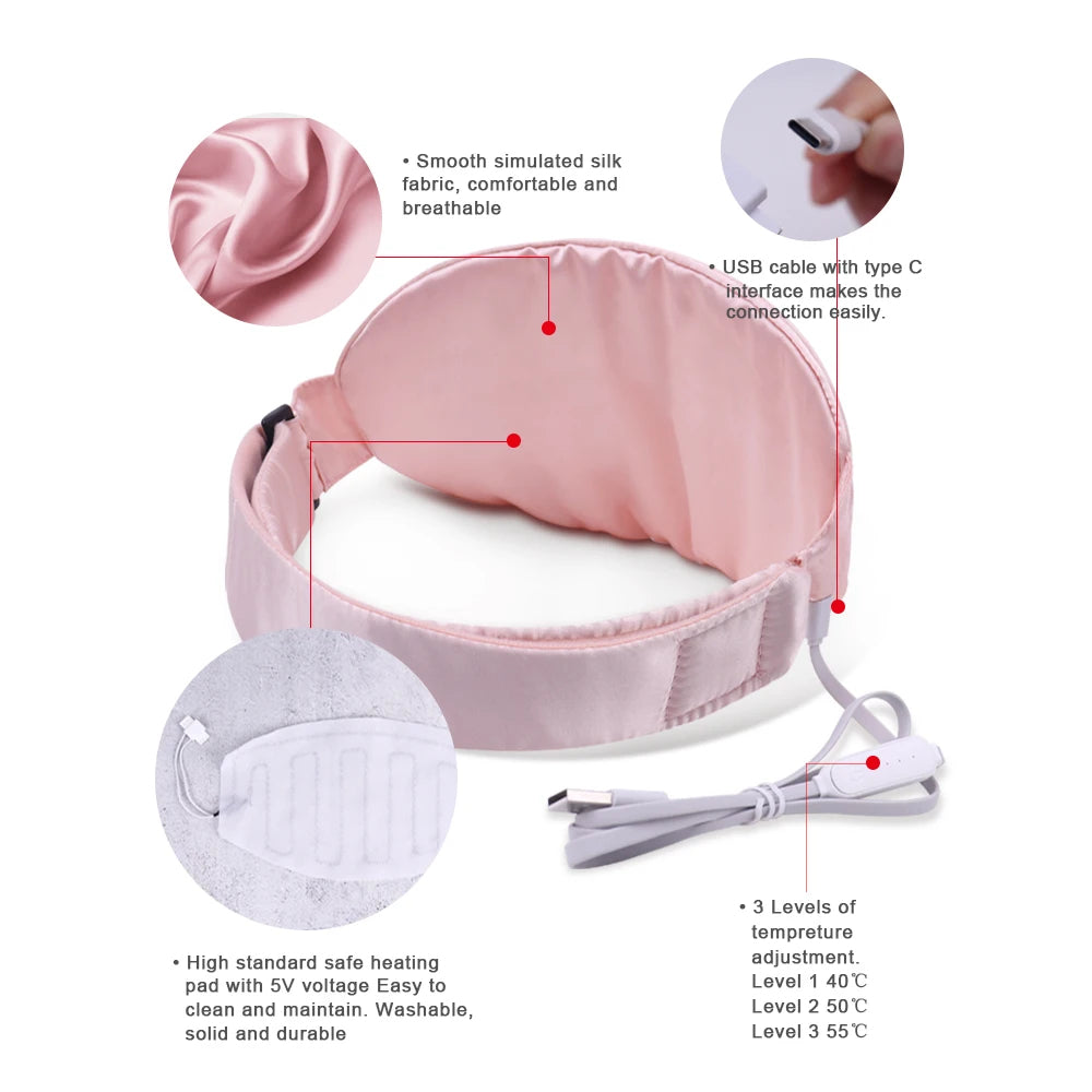 Trending Hot Products Menstrual USB Electronic Heating Pad for Women Periods Pain Relief